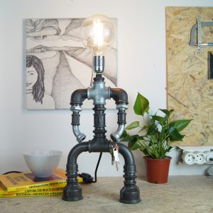 Amazing pipe desk lamp