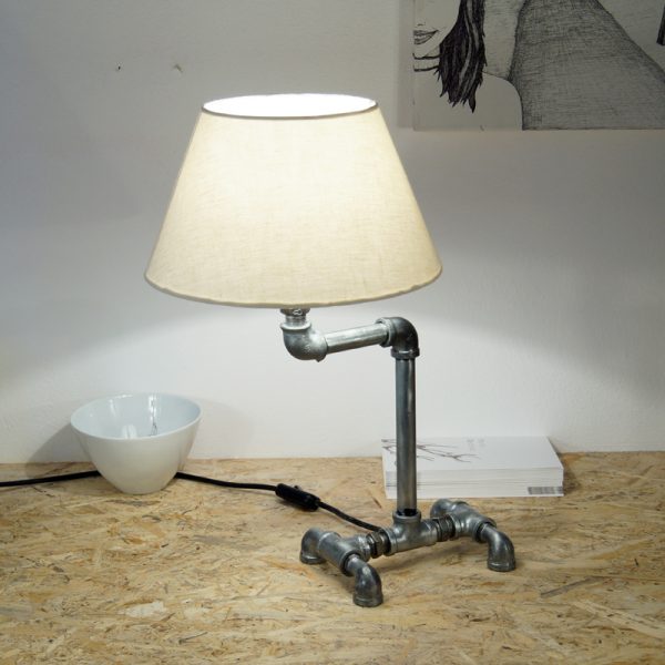Plumbing pipe desk lamp KASAI OX