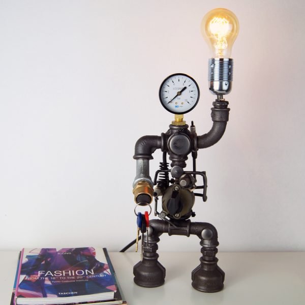 steampunk table lamp industrial