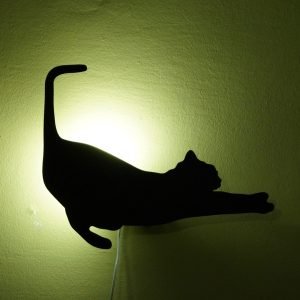 wall cat lamp